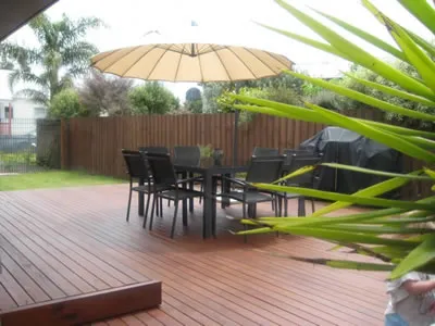 Deck Built by Cameron Building and Construction Lupson Deck